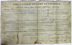 President Andrew Jackson Signed 1830 Land Grant (PSA/DNA)