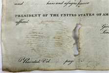 President Andrew Jackson Signed 1830 Land Grant (PSA/DNA)