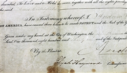 President Andrew Jackson Signed 1830 Land Grant (PSA/DNA)