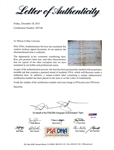 President Andrew Jackson Signed 1830 Land Grant (PSA/DNA)