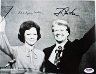 Jimmy & Rosalynn Carter Dual Signed 8 x 10 Photo (PSA/DNA)