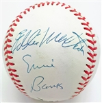 500 Home Run Hitters Multi-Signed Baseball w/ Aaron, Mays, Banks Ect. (JSA)