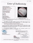500 Home Run Hitters Multi-Signed Baseball w/ Aaron, Mays, Banks Ect. (JSA)