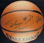 Shaquille O'Neal Rookie of the Year-Era Signed NBA I/O Basketball (JSA)