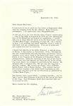 Gene Tunney Signed 1962 Personal Letter w/ Jack Dempsey Fight Content! (JSA)