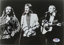 CSN: Band Signed 9.5 x 6.5 On Stage Photo by David Crosby, Stephen Stills & Graham Nash (PSA/DNA
