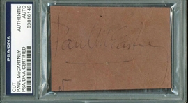 The Beatles: Paul McCartney Vintage c. 1962 Signed 2 x 3 Album Page (PSA/DNA Encapsulated)