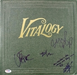 Pearl Jam Group Signed Vitalogy Record Album (PSA/DNA)