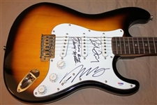 Buffalo Springfield (3) Neil Young, Furay & Martin Signed Electric Guitar (PSA/DNA)