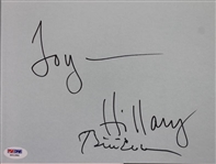 Bill & Hillary Clinton Rare Dual-Signed The Clintons Hardcover Book (PSA/DNA)