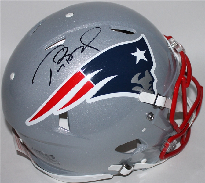 Tom Brady Signed New England Patriots Full-Sized Helmet (Tristar)