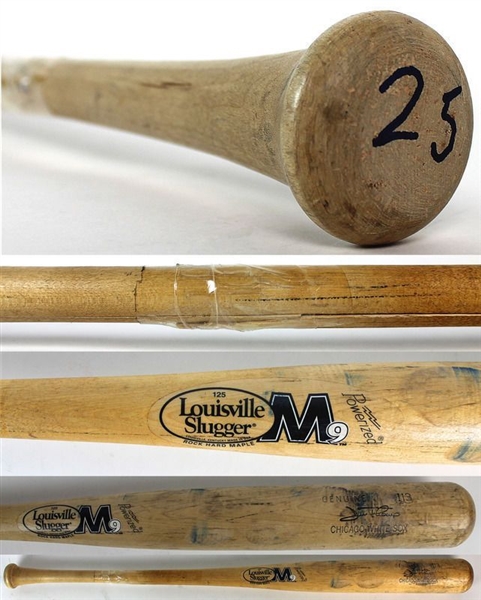 Jim Thome Game Used 2006-08 Louisville Slugger Baseball Bat (MEARS)