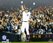 Derek Jeter Signed 16 x 20 Color Photo - PSA/DNA Graded GEM MINT 10!