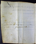 President James Monroe Signed 1824 Land Grant (PSA/DNA)