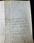 President James Monroe Signed 1824 Land Grant (PSA/DNA)