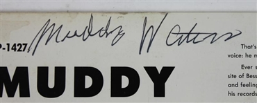 Muddy Waters Signed The Best of Muddy Waters Record Album (JSA)