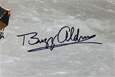 Apollo 11: Buzz Aldrin & Michael Collins Dual-Signed 16 x 20 Canvas Print (PSA/DNA)