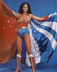 Lynda Carter Signed 11 x 14 Color Wonder Woman Photo (PSA/JSA Guaranteed)