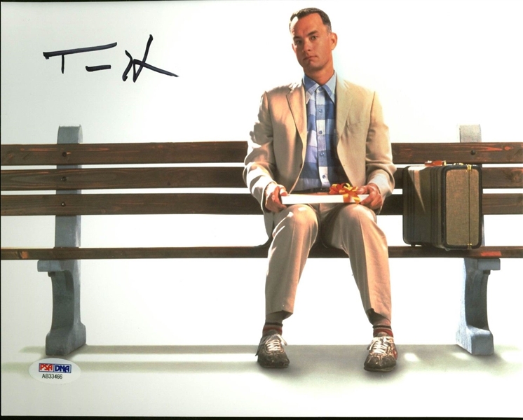 Tom Hanks Signed 8" x 10" Color Photo as "Forrest Gump" (PSA/DNA)