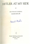 Hans Baur Signed Hitler At My Side Hard Cover Book (PSA/JSA Guaranteed)