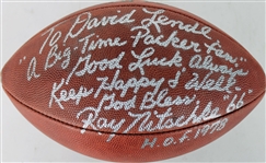 Ray Nitschke Signed & Inscribed Official NFL Football (PSA/DNA)