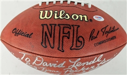 Ray Nitschke Signed & Inscribed Official NFL Football (PSA/DNA)