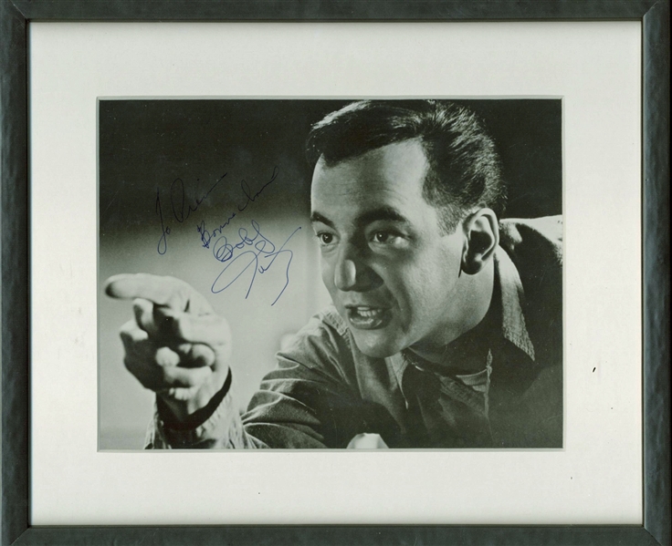 Bobby Darin Signed & Framed 8" x 10" Black & White Photograph (PSA/DNA)