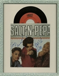 Salt-N-Pepper Signed & Framed 45 Album (PSA/DNA)