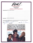 Salt-N-Pepper Signed & Framed 45 Album (PSA/DNA)