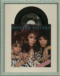 Pointer Sisters Group Signed & Framed 45 Album (PSA/DNA)