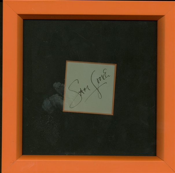 Sam Cooke Vintage Signed 2" x 2" Album Page (PSA/DNA)