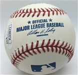Lot of Three (3) Signed Official Baseballs w/ Eddie Basinski, Glenn Mickens & Juan Marichal (JSA)