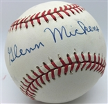 Lot of Three (3) Signed Official Baseballs w/ Eddie Basinski, Glenn Mickens & Juan Marichal (JSA)