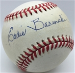 Lot of Three (3) Signed Official Baseballs w/ Eddie Basinski, Glenn Mickens & Juan Marichal (JSA)