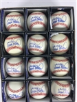 Lot of Twelve (12) Frank Robinson Signed & Inscribed MVP 66 OAL Baseballs (PSA/DNA)