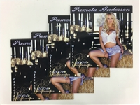 Lot of Four (4) Pamela Anderson Signed Calendars (PSA/JSA Guaranteed)