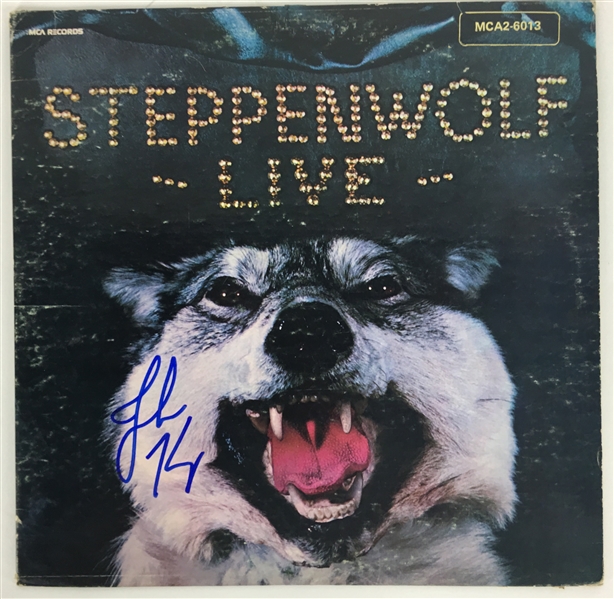 Lot of Two (2) John Kay Signed Steppenwolf Albums (PSA/JSA Guaranteed)