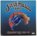 Lot of Eight (8) Signed Albums w/ Peter Gabriel, Alice Cooper, Steve Miller & Others (PSA/DNA)