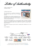 Carl Perkins Signed Matchbox Album (PSA/DNA)
