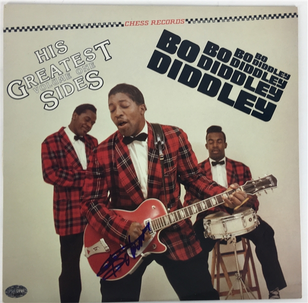 Bo Diddly Signed "Greatest Hits" Album (PSA/DNA)