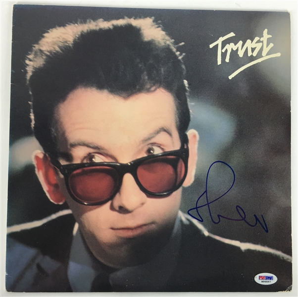 Lot of Four (4) Signed Albums w/ Elvis Costello, Bob Seger, George Micheal & Tony Bennett! (PSA/DNA)
