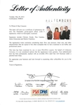 Pretenders Group Signed Album w/ 4 Members (PSA/DNA)