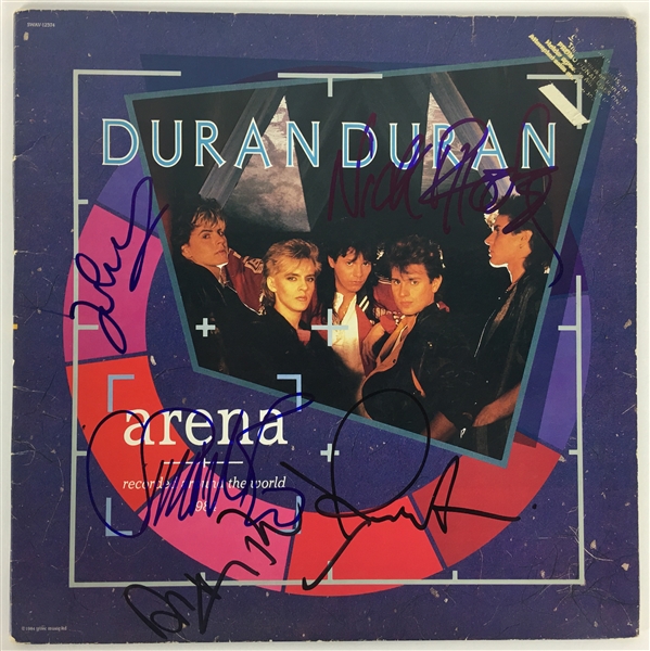 Duran Duran Group Signed "Arena" Album w/ 5 Signatures (PSA/DNA)