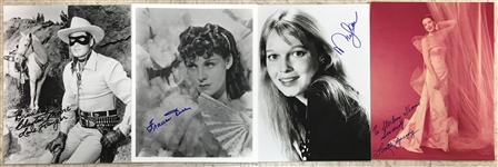 Lot of 40+ Signed 8 x 10 Entertainment Photographs (PSA/JSA Guaranteed)