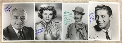 Lot of 40+ Signed 8 x 10 Entertainment Photographs (PSA/JSA Guaranteed)