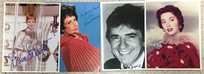 Lot of 40+ Signed 8 x 10 Entertainment Photographs (PSA/JSA Guaranteed)