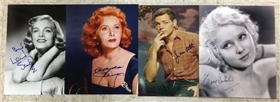 Lot of 40+ Signed 8 x 10 Entertainment Photographs (PSA/JSA Guaranteed)