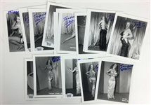 Lot of 20+ Tempest Storm Signed 3 x 5 Exotic Photographs (PSA/JSA Guaranteed)