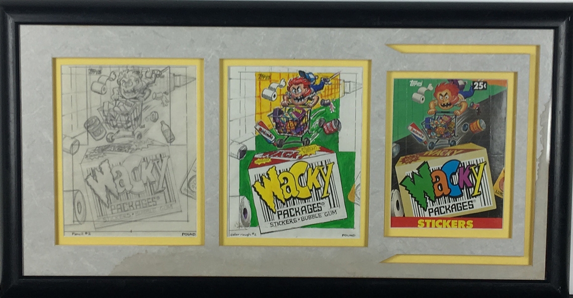 Topps Wacky Packages 1991 Stickers Card Artwork Used For the Original Packaging!