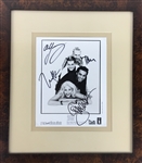 No Doubt Group Signed & Framed 8 x 10 Black & White Photograph w/ 4 Signatures (PSA/DNA)